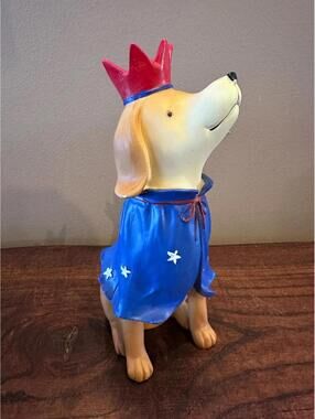 Doxie Dachsund USA 4th of July Dog Statue